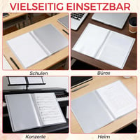 Dosar cu folii Kaiyingxin A4, 30 file - Cadou pentru începutul școlii, roz 7
