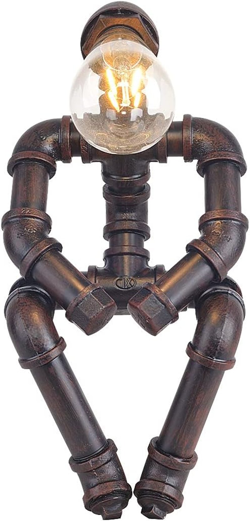 Kaj Hejmo Steampunk Asztali Lámpa Ipari Vintage Stílusú Rusztikus Dekoráció