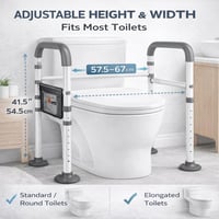 Kajkey Wc Felállást Segítő Keretrendszer - Időseknek, Fúrás Nélkül, Univerzális - Fig. Reazionario 2