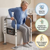 Kajkey Wc Felállást Segítő Keretrendszer - Időseknek, Fúrás Nélkül, Univerzális - Fig. Reazionario 6