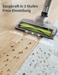 kalado Akkumulátoros Porszívó 27000 Pa Szívóerő, 250W Kefe Nélküli Motor, 45 Perc Üzemidő, 1000ml Portartály Kemény Padló Márvány Állat Szőr 3