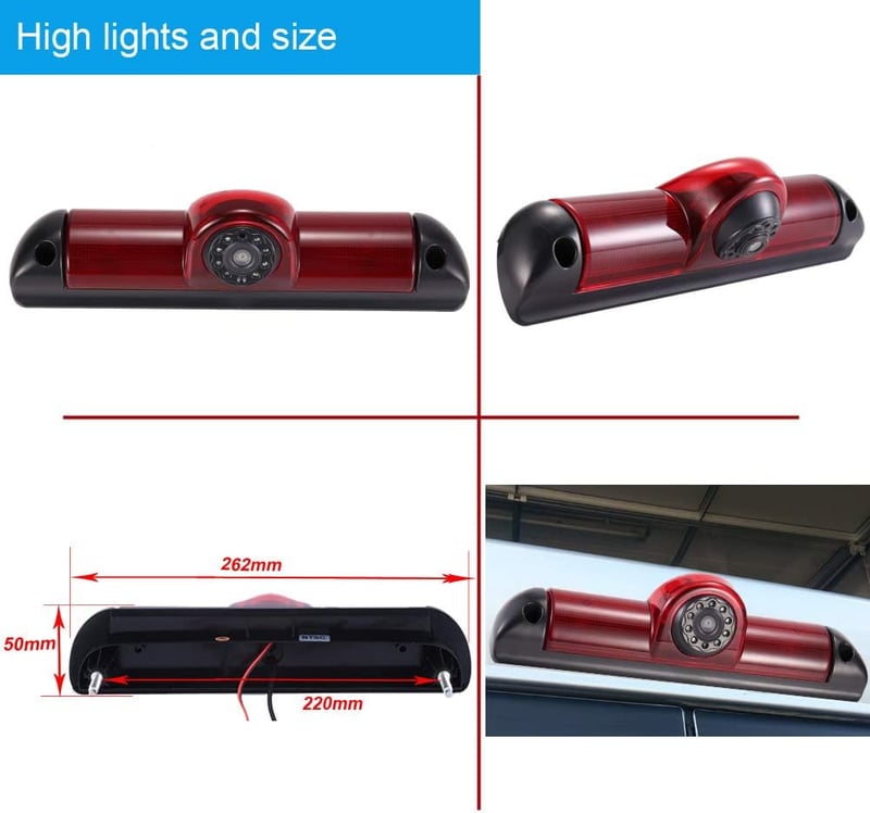 Kalakass HD Tolatókamera Fiat Ducato X250 X290 Peugeot Boxer Citroen Éjjellátó Szögtartás