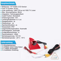 Kalakus tolatókamera rendszer 7" LCD monitorral - Opel Movano / Renault Master / Nissan NV400 (2010-) 6