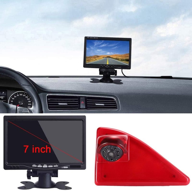 Kalakus tolatókamera rendszer 7" LCD monitorral - Opel Movano / Renault Master / Nissan NV400 (2010-)