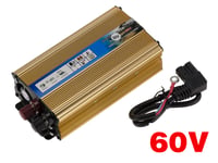 KALEA-INFORMATIQUE Convertizor de tensiune de la 60V la 220V, putere continuă 500W, putere de vârf 1000W, invertor 5
