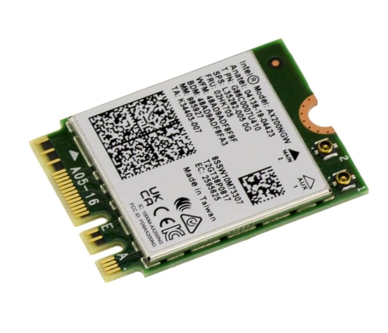 KALEA-INFORMATIQUE M.2 NGFF E A Key sieťová karta WiFi 6 IEEE 802.11ax a Bluetooth 5.1 s čipom Intel AX200 NGW
