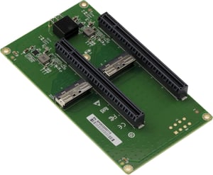 KALEA-INFORMATIQUE MCIO 8i PCIe Gen5 riser adapter – 2x x16 izlaz (x8 efektivno)