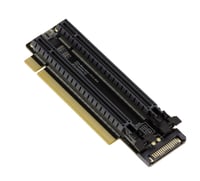KALEA-INFORMATIQUE PCIe Gen 4.0 x16 Riser duplikátor adaptér, 2-portový splitter x8, 90° usporiadanie, prenos 32 Gb/s, Gen4 2