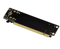 KALEA-INFORMATIQUE PCIe Gen 4.0 x16 Riser duplikátor adaptér, 2-portový splitter x8, 90° usporiadanie, prenos 32 Gb/s, Gen4 4