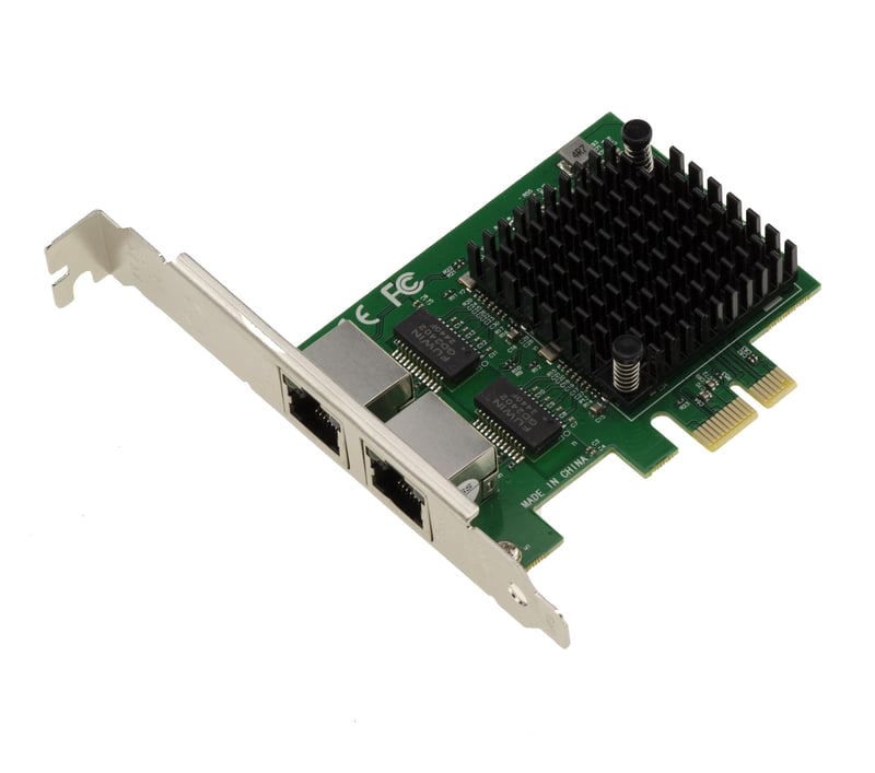 Sieťová karta KALEA-INFORMATIQUE PCIe 2.5G, 2x RJ45 port, čipová sada Intel I226, Ethernet adaptér 10/100/1000/2500 Mb/s