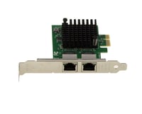 Sieťová karta KALEA-INFORMATIQUE PCIe 2.5G, 2x RJ45 port, čipová sada Intel I226, Ethernet adaptér 10/100/1000/2500 Mb/s 4
