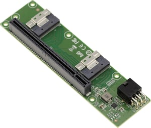 KALEA-INFORMATIQUE 2-portni SFF-8654 8i – PCIe Gen 4.0 x8/x16 adapterska kartica