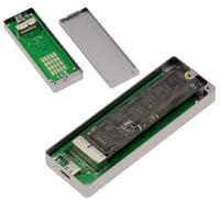 KALEA-INFORMATIQUE USB 3.2 Gen 2x2 20G NVMe SSD box pre Mac (vyrobený po roku 2013) s 12+16-pinovým konektorom, brúsený hliník, vrátane náradia a príslušenstva 2