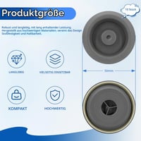 Dopuri de cauciuc pentru caroserie Kalexion, 10 bucăți - Garnituri pentru orificii de podea și șasiu Audi și VW, dopuri de etanșare pentru portbagaj, accesoriu auto rezistent la apă 2