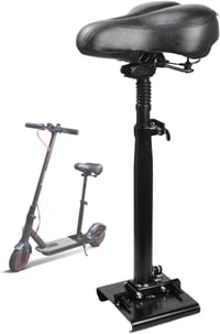 KALLAK Elektromos Roller Ülés 13-19 cm Ívelt Szélű Taposólapokhoz, Párnázott Nyereg, Összecsukható, Ütésálló, 55-68 cm Állítható Magasság 1