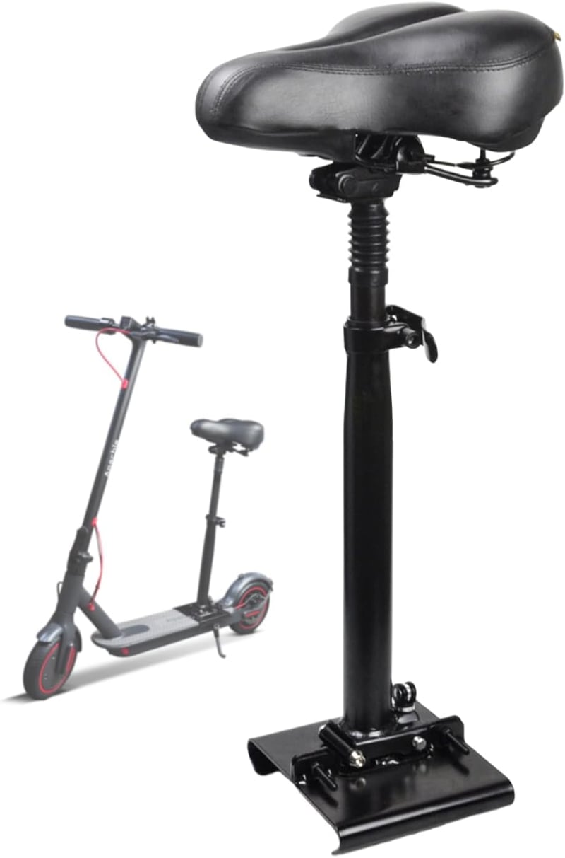 KALLAK Elektromos Roller Ülés 13-19 cm Ívelt Szélű Taposólapokhoz, Párnázott Nyereg, Összecsukható, Ütésálló, 55-68 cm Állítható Magasság