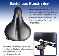 KALLAK Elektromos Roller Ülés Segway Ninebot Max G30D II-hez, Összecsukható, Lengéscsillapított, 55-68cm 5