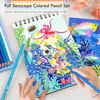 Sada farebných ceruziek KALOUR PDAS Blue Seascape – 36 ks 2