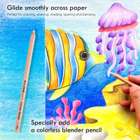 Sada farebných ceruziek KALOUR PDAS Blue Seascape – 36 ks 4