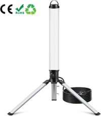 Kalwason 150W LED Állványos Munkalámpa 15000 Lumen 360° Torony Szerelőlámpa 7