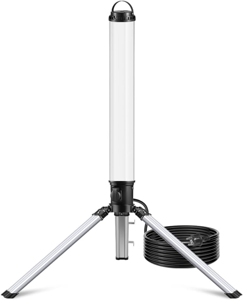 Kalwason 150W LED Állványos Munkalámpa 15000 Lumen 360° Torony Szerelőlámpa