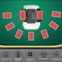 Kamanan 2 v 1 nabíjateľná automatická miešačka a rozdávačka kariet – Elektrický 360° dávkovač pre poker, UNO, Blackjack a Texas Hold'em 8