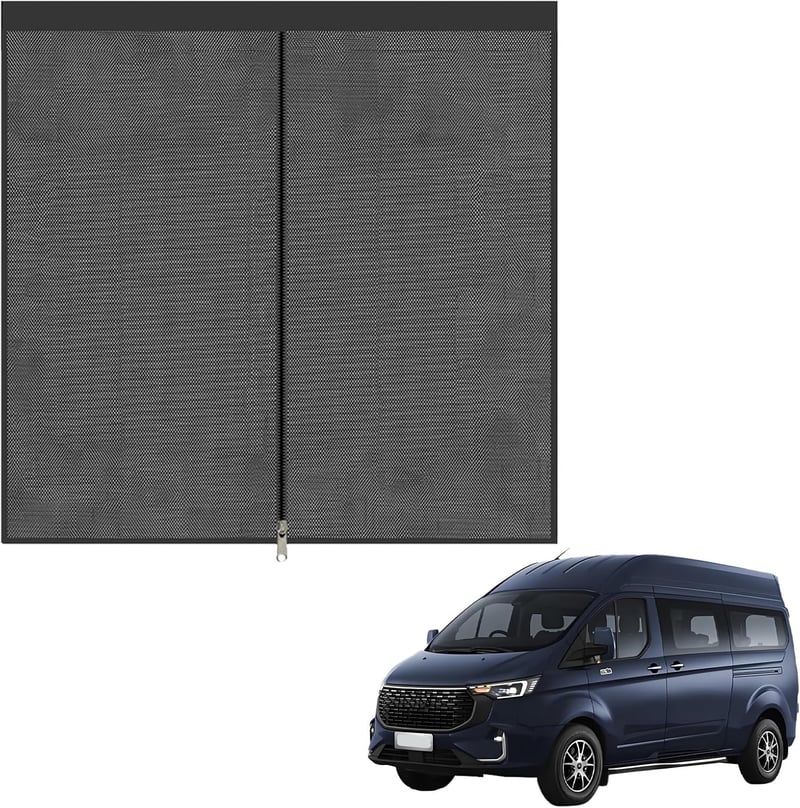 Kamanan Mágneses Szúnyogháló Autó Tolóajtóra - Kempingező Rovarháló Ford Transit Oldalajtóhoz 135x110cm