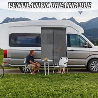 Kamanan Mágneses Szúnyogháló Autó Tolóajtóra - Kempingező Rovarháló Ford Transit Oldalajtóhoz 135x110cm 3