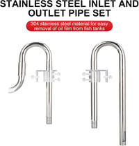 Kamanan Rozsdamentes Acél Lily Pipe Bemeneti Cső 12 mm - Akváriumi Felszíni Szkimmer Szűrőhöz, Növényes Akváriumokhoz Kompatibilis

AI: I've 2