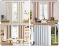 Galerie perdea dublă KAMANINA argintie, lungime reglabilă 167-304 cm, diametru 25 mm 4