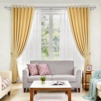 Galerie perdea dublă KAMANINA argintie, lungime reglabilă 167-304 cm, diametru 25 mm 2