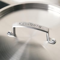 KAMBERG 24 cm rozsdamentes fedő indukciós és sütőhöz, PFAS-mentes 4
