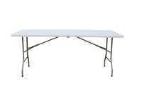 KAMBERG Sklopivi stol 180x74x74 cm Bijeli - Vrtni stol za događanja za 8-10 osoba 5