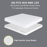 Kambo LED Mennyezeti Lámpa 48W Hideg Fehér 6500K Konyha Fürdőszoba Nappali 3