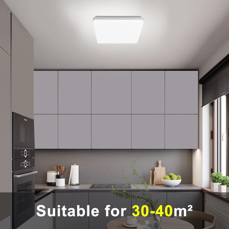 Kambo LED Mennyezeti Lámpa 48W Hideg Fehér 6500K Konyha Fürdőszoba Nappali