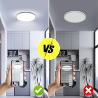 Kambo LED mennyezeti lámpa 48W kerek 30cm hideg fehér 6500K 5