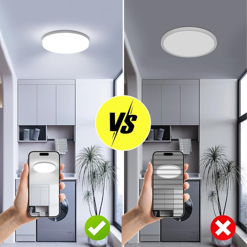 Kambo LED mennyezeti lámpa 48W kerek 30cm hideg fehér 6500K