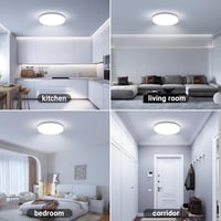 Kambo LED mennyezeti lámpa 48W kerek 30cm hideg fehér 6500K 8