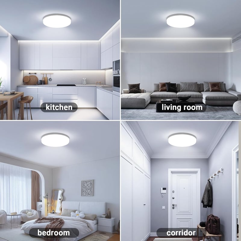 Kambo LED mennyezeti lámpa 48W kerek 30cm hideg fehér 6500K