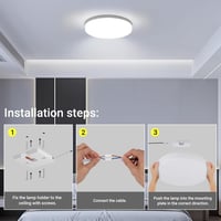 Kambo LED mennyezeti lámpa 48W kerek 30cm hideg fehér 6500K 4
