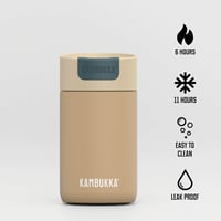 Kambukka Olympus Latte 300ml vákuumszigeteléses termosz bögre - 300 ml, Latte 2