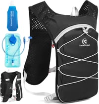 KAMCYCLE ultrakönnyű hidratáló futómellény 2 L betéttel - fekete 1