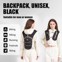 KAMCYCLE ultrakönnyű hidratáló futómellény 2 L betéttel - fekete 8