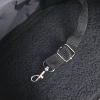 Kanga bézs kutya hátizsák – 44x20x20 cm – poliészter – felső nyílás – levehető alap – szellőzőháló – vállpánt – biztonsági póráz – cipzáros zseb 4