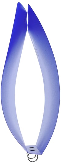 Biblioraft cu inele Kangaro A4, polipropilenă (PP) albastru transparent, 2 inele, mecanism O, cotor 16 mm, inele 20 mm 4