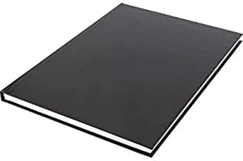Skicár Kangaro K-5564 A4 s tvrdou väzbou, 80 listov, 100 g, čierny