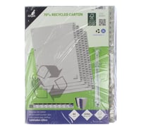 Kangaro kartónový register DIN A4 číslovaný 1-100, 180 g/m², recyklovaný sivý kartón FSC, 100 ks 6