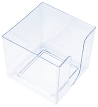 Kangaro Box na poznámkové bločky 9,5x9,5x9,5 cm, 700 listov, biely, zásobník na lepiace papieriky 2