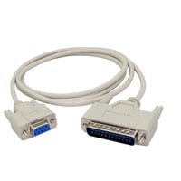 KANGPING DB9-DB25 Átalakító Kábel - RS232 Null Modem Soros Nyomtató Kábel PC, Mac, Linux Eszközökhöz - Adatátviteli Kommunikációs Kábel (1,5 2