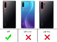 Inteligentné flipové puzdro KANSi pre Huawei P30 s tvrdeným sklom na displej - tmavomodré 2